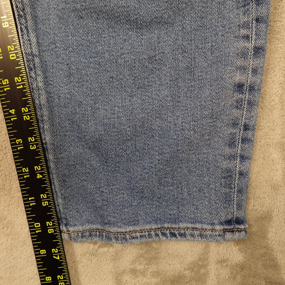 American Eagle Mom Jeans Stretch – Women’s Size‎ 12 Regular Light Wash Blue - Picture 4 of 13